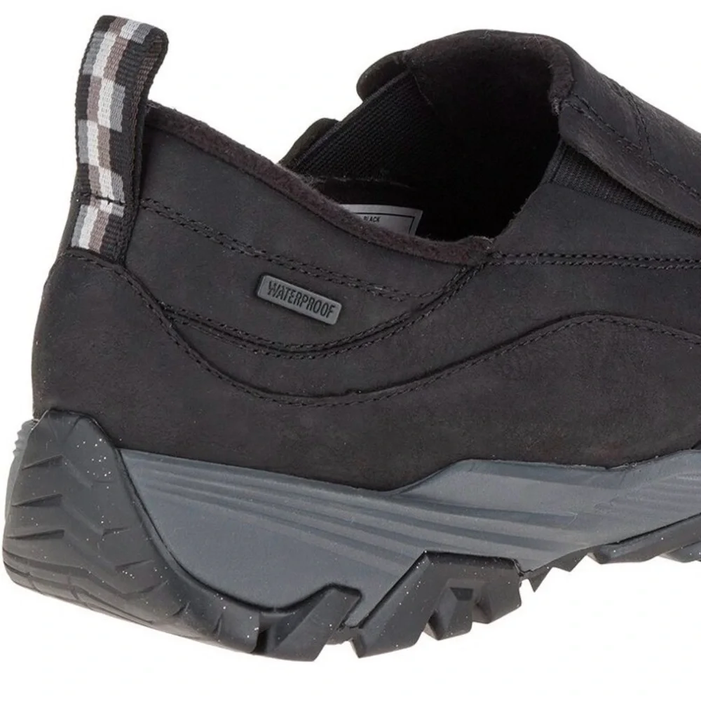 Merrell Men's Coldpack Ice+ Moc Waterproof - Black Slip-On Outdoor Shoe Size 11